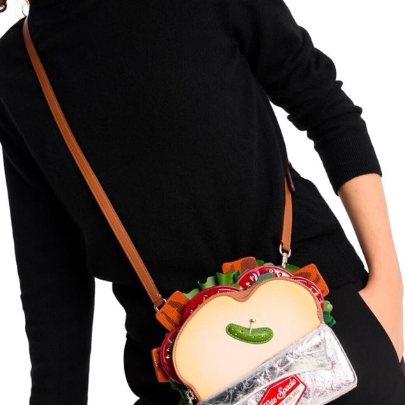 NWT KATE SPADE Glamwich 3d Sandwich Crossbody Bag Novelty Purse Handbag - Picture 5 of 5